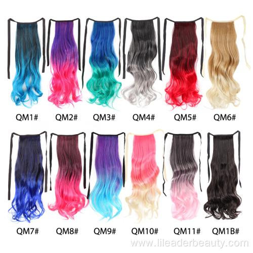 20Inches Body Wave Bundles Synthetic Ponytail Hair Extension